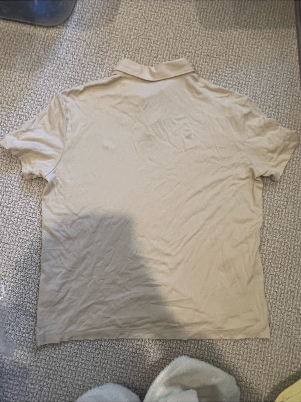 Charles Tyrwhitt Beige Polo Shirt - Classic Short Sleeve - Picture 3 of 3